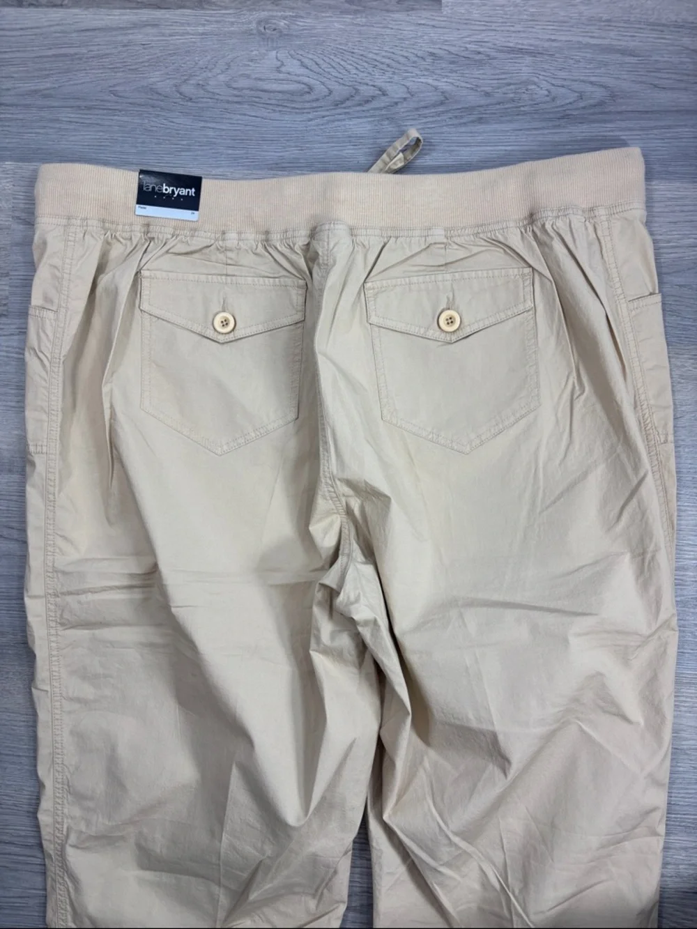 Lane Bryant Tan Pedal Capri Pants - size 24 NWT - Picture 4 of 7
